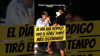 El día que KODIGO TIRÓ el DOBLE TEMPO MÁS LEGENDARIO y HUMILLÓ a DREFQUILA ☠️🔥 Kodigo Freestyle [upl. by Janaye962]