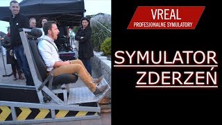 VREAL  SYMULATOR ZDERZEŃ  atrakcje na piknik festyn [upl. by Ahtnama271]