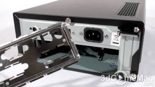 1134  Antec ISK 300150 MiniITX Case Video Review [upl. by Lema]