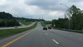 Interstate 68  West Virginia Exits 1 to 10 eastbound [upl. by Binny]