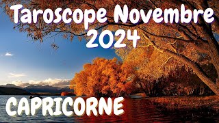 ♑️ CAPRICORNE ♑️ Novembre 2024 🔮 Quand le grand amour frappe à votre porte [upl. by Allimac]