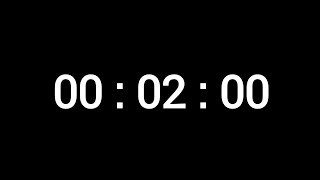 2 minutes timer Two minutes timer 2 minutes countdown timer countdown 1hour 60minutes time [upl. by Anthea]