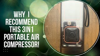 Review of 3in1 Portable Air Compressor [upl. by Notlew]