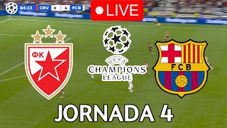 🔴EN VIVO  🔥ESTRELLA ROJA BARCELONA EN VIVO 🏆 CHAMPIONS LEAGUE 2425 JORNADA 4🏆BARÇA HOY VERTICAL [upl. by Varin]