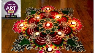 Rangoli for diwali  diwali special  Art with Creativity [upl. by Sigsmond]