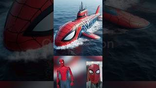 superheroes but Orca submarine 😱🔥Marvel amp DCAll Characters marvel avengersshortsrobot [upl. by Ariet]