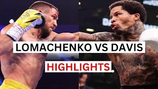 Gervonta Davis vs Vasyl Lomachenko Highlights amp Knockouts [upl. by Henri]