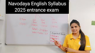 Navodaya English Syllabus nvs jnvst navodaya education entranceexam shreeclasses english [upl. by Ayota]