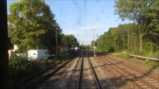 REARVIEW  Freising  München Hauptbahnhof mit Umleitung zwischen Feldmoching und Moosach [upl. by Yelkao589]