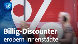 BilligDiscounter erobern Innenstädte [upl. by Lenrow926]