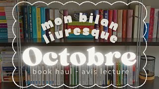 📚 Mon bilan livresque du mois d’Octobre  book haul avis lecture lecture en cours [upl. by Palma]