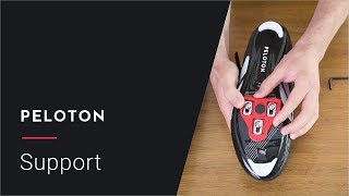 How to Attach Your Cleats  Peloton Support [upl. by Xed]