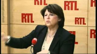 Martine Aubry première secrétaire du Parti socialiste lundi sur RTL  Le score de Marine Le Pen [upl. by Oiluig]