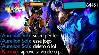 NUNCA DESISTA AURELION SOL JUNGLE É O MELHOR CAMPEÃO NO LATE GAME [upl. by Ailedua]