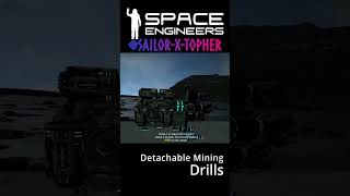 Space Engineers Detachable Drills gaming spaceengineers [upl. by Amarillas917]