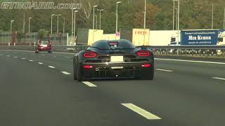 Top speed Porsche 918 Spyder gets TROLLED by Koenigsegg Agera R in clearcarbon [upl. by Engracia]