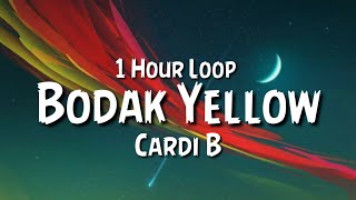 Cardi B  Bodak Yellow 1 Hour Loop [upl. by Ahsienaj712]