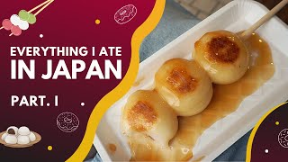 EVERYTHING I ATE in JAPAN 1 🇯🇵 CC [upl. by Tanner]