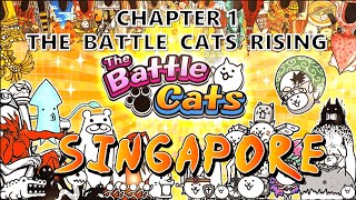 The Battle Cats  Chapter 1 Singapore  Command Your Cat Army to Global Domination [upl. by Ezalb]