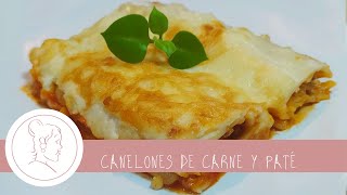 Canelones de carne y paté ¡DELICIOSOS [upl. by Ayokahs]