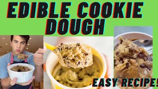 How to Make EASY Edible Cookie Dough [upl. by Srini672]