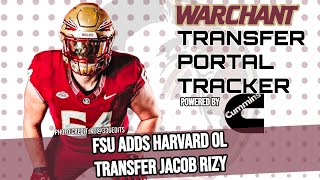 TRANSFER PORTAL ADDITION  FSU Football adds Harvard OL Jacob Rizy  FSU Transfer Portal  Warchant [upl. by Gertrud421]