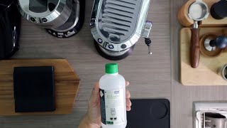 How to descale your DeLonghi Dedica EC685 Espresso Machine [upl. by Nimrahc]