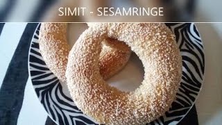 👍 SIMIT  SESAMRINGE 👍 türkisches Gebäck ✔️ lecker 🌺 Mel amp Mo´s Bakery Blog 🌺 [upl. by Dex]