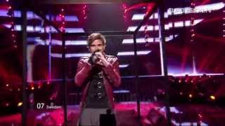 Eric Saade  Popular Sweden  Live  2011 Eurovision Song Contest Final [upl. by Zingg]