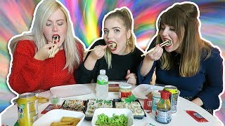 REALTIME SUSHI MUKBANG ∙ Met Rebecca amp Sharon  Kristina K ❤ [upl. by Morissa108]