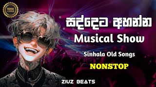 සද්දෙට අහන්න 2024 Musical Show Sinhala Old Songs  NONSTOP  Best Song Collection ZIUZBEATS [upl. by Pedersen]