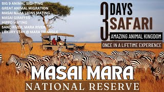 Adventurous Masai Mara Safari Kenya  Once in a lifetime experience [upl. by Acire]