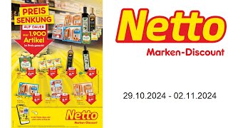 Netto MarkenDiscount Prospekt DE  vom 2910 bis 02112024 [upl. by Llenna29]