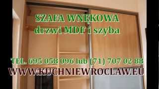 Szafa wnękowa z szybą [upl. by Woodward]