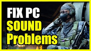 How to Fix the Sound amp Microphone Not Working in COD Black Ops 6 on Windows PC [upl. by Nelleoj619]