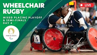 Wheelchair Rugby  CAN vs DEN Mixed Placing Playoff amp Semifinals  Day 4  Paris 2024 Paralympics [upl. by Karilynn]