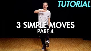 3 Simple Dance Moves for Beginners  Part 4 Hip Hop Dance Moves Tutorial  Mihran Kirakosian [upl. by Dominick]