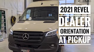 2021 2022 Winnebago Revel Dealer Orientation During Pickup [upl. by Nahgeam]