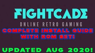 Fightcade 2 AUGUST 2020Complete Install with Rom set [upl. by Prosser]