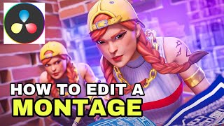 How to Edit INSANE Fortnite Montages for FREE  Davinci Resolve Tutorial 2024 [upl. by Corson]