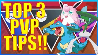 MY TOP 3 TIPS FOR GROWING AND IMPROVING IN POKÉMON GO PVP [upl. by Ettevad622]