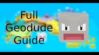 How to get evolve and build GeodudeGolem in Pokémon Quest full guide [upl. by Nywra782]