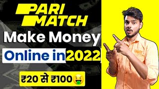 How to earn from Parimatch  parimatch accout verification  Latest 2022 trick [upl. by Ennoira854]