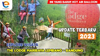 UPDATE BARU THE LODGE MARIBAYA LEMBANG  BANDUNG  WISATA INSTAGRAMABLE TENGAH HUTAN PINUS [upl. by Ardra]