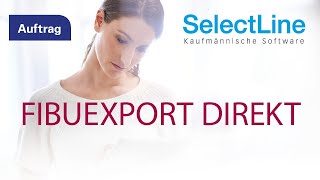 SelectLineAuftrag Fibuexport Direkt [upl. by Nanahs]