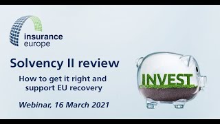 Solvency II webinar  16 March 2021 [upl. by Oilasor]