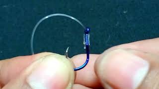 The best fish hook tie that I often use when I go fishing [upl. by Eldnar]