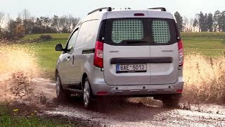 New Dacia Dokker Van 2017 Driving footage  road off road [upl. by Aerdno862]