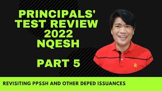 PRINCIPALS TEST REVIEW 2022 NQESH PART 5 REVISITING THE PPSH AND RELATED DEPED ORDERS amp ISSUANCES [upl. by Biebel442]