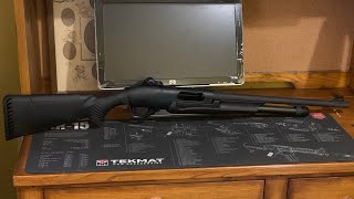 Benelli Supernova Shotgun 12ga  100 slugs review [upl. by Enaenaj]